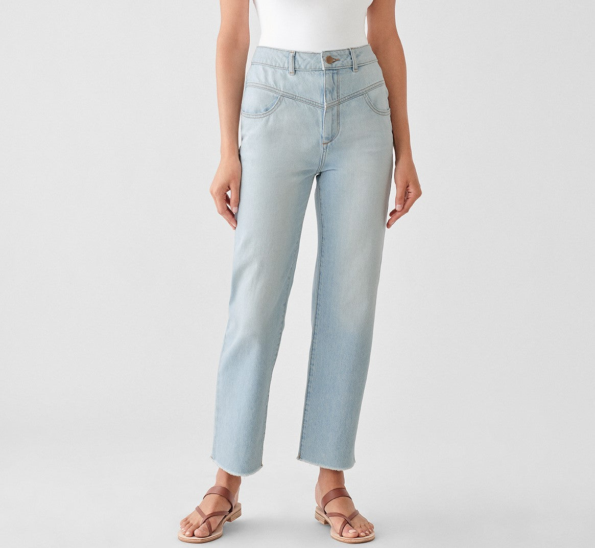 Jerry high store rise vintage straight