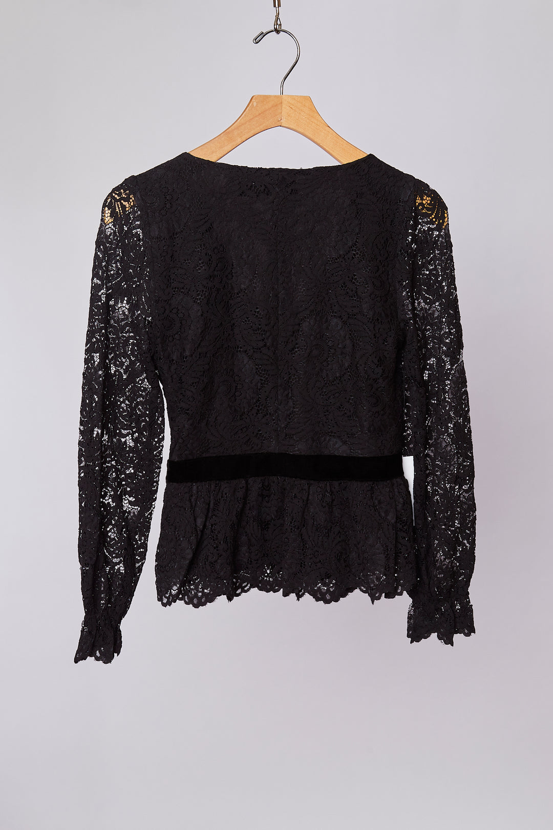 ANDIE LACE SLEEVE BLOUSE BLACK – A Labor of Love